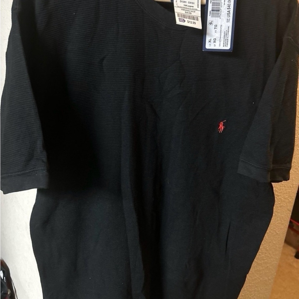 Men’s Short Sleeve Thermal Sleep Shirt by Polo Ralph Lauren